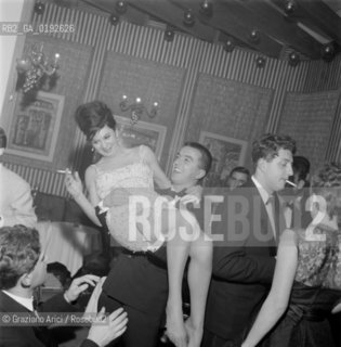 CORTINA DAMPEZZO - GRAN GALA DELLE NAZIONI - PARTY   - 1960 - ©Graziano Arici/Rosebud2 / FESTA