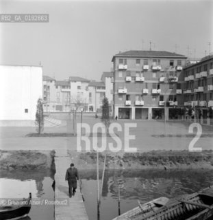 NEW BUILDINGS IN THE SACCA FISOLA  IN VENICE - 1966 - ©Graziano Arici/Rosebud2 / GIUDECCA