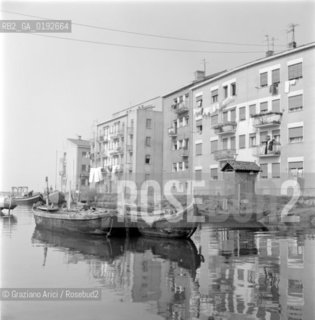 NEW BUILDINGS IN THE SACCA FISOLA  IN VENICE - 1966 - ©Graziano Arici/Rosebud2 /  GIUDECCA