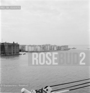 NEW BUILDINGS IN THE SACCA FISOLA  IN VENICE - 1966 - ©Graziano Arici/Rosebud2 /  GIUDECCA