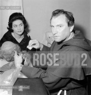 TEATRO LA FENICE LA FORZA DEL DESTINO  - THE OPERA SINGER NICOLA ROSSI LEMENI  - VENICE - 1960 - © ARCHIVIO Graziano Arici/Rosebud2  / OPERA LIRICA / CANTANTE LIRICO