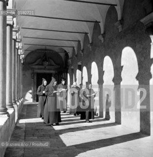 S.GIORGIO MAGGIORE ISLAND COUVENT  - VENICE  - 1960 - © ARCHIVIO Graziano Arici/Rosebud2  / CONVENTO / ISOLA DI S.GIORGIO / MONACO / RELIGIONE