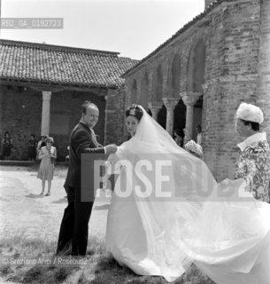 THE MARRIAGE OF OPERA SINGER TITO GOBBIS DAUGHTER  -  1961 - © ARCHIVIO Graziano Arici/Rosebud2  / OPERA LIRICA / CANTANTE LIRICO / MATRIMONIO