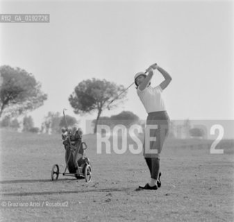 THE GOLF CLUB IN ALBERONI (LIDO) - 196? - © ARCHIVIO Graziano Arici/Rosebud2  / LIDO / ALBERONI / SPORT
