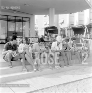 JESOLO LIDO BEACH (VENICE) - 196?© ARCHIVIO Graziano Arici/Rosebud2  / SPIAGGIA