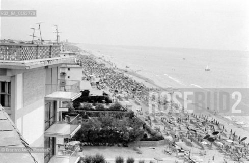 JESOLO LIDO BEACH (VENICE) - 196?© ARCHIVIO Graziano Arici/Rosebud2  / SPIAGGIA