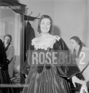 TEATRO LA FENICE LUCIA DI LAMMERMOOR - THE OPERA SINGER JOAN SUTHERLAND   - 1960 - ©Graziano Arici/Rosebud2 / OPERA LIRICA / CANTANTE