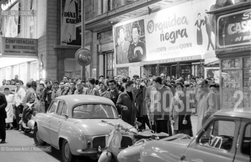 MADRID BY NIGHT  - 1959 -  © ARCHIVIO Graziano Arici/Rosebud2  / SPAGNA / NOTTE