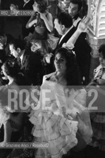 MADRID BY NIGHT  - 1959 -  © ARCHIVIO Graziano Arici/Rosebud2  / SPAGNA / NOTTE / BALLO