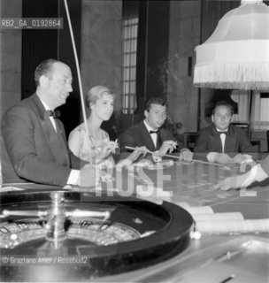 CASINO DI VENEZIA - LIDO DI VENEZIA - 196? - © ARCHIVIO Graziano Arici/Rosebud2  / CROUPIER / GIOCO