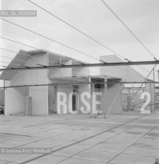 PROJECT BY LE CORBUSIER FOR THE NEW HOSPITAL IN VENICE - 196? - © ARCHIVIO Graziano Arici/Rosebud2  / CANNAREGIO / S.GIOBBE / MACELLO / OSPEDALE / ARCHITETTURA