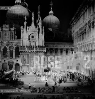 TEATRO LA FENICE: OTELLO  - PALAZZO DUCALE - VENICE - 1960 - © ARCHIVIO Graziano Arici/Rosebud2  / OPERA LIRICA