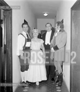 GRAN TEATRO LA FENICE : LA SONNAMBULA WITH THE OPERA SINGERS RENATA SCOTTO AND ALFREDO KRAUS  -  1961 - © ARCHIVIO Graziano Arici/Rosebud2  / OPERA LIRICA / CANTANTE LIRICO