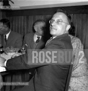 ALTO ADIGE (SUDTIROL ) QUESTION - BOLZANO - 195? - © ARCHIVIO Graziano Arici/Rosebud2  / PROBLEMA ALTOATESINO /  DR. ALFONSO BENEDIKTER, ASSESSORE REGIONALE PER GLI AFFARI GENERALI / POLITICA