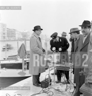 THE ELECTROMATIC SPEEDOMETER IN GRAND CANAL (VENICE) - 196? © ARCHIVIO Graziano Arici/Rosebud2  / AUTOVELOX / TACHIMETRO