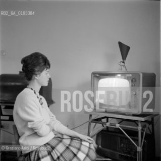 TV - 196? - © ARCHIVIO Graziano Arici/Rosebud2  / TELEVISIONE / TELEVISORE
