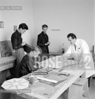 THE SCHOOL VISENTINI IN MARGHERA (VENICE) - 196? © ARCHIVIO Graziano Arici/Rosebud2  / SCUOLA MEDIA DI AVVIAMENTO PROFESSIONALE