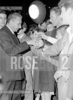 PORDENONE:  CEREMONY FOR THE 50TH ANNIVERSARY OF THE INDUSTRIE ZANUSSI - ON.ALDO MORO  - 1962 - © ARCHIVIO Graziano Arici/Rosebud2  /  ECONOMIA / INDUSTRIA / CERIMONIA PER IL 50 ANNIVERSARIO / POLITICA