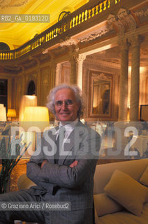 LINDUSTRIALE LUCIANO  BENETTON ALLINTERNO DELLHOTEL MONACO A VENEZIA © 2002 Graziano Arici/Rosebud2 / ECONOMIA IMPRENDITORE
