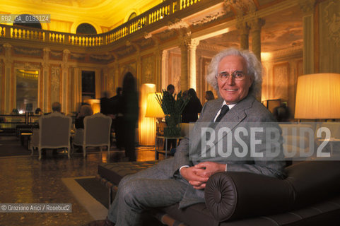 LINDUSTRIALE LUCIANO  BENETTON ALLINTERNO DELLHOTEL MONACO A VENEZIA © 2002 Graziano Arici/Rosebud2 / ECONOMIA IMPRENDITORE