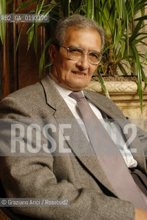 LECONOMISTA E PREMIO NOBEL PER LECONOMIA AMARTYA KUMAR SEN  © 2003 Graziano Arici/Rosebud2