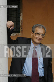 LECONOMISTA E PREMIO NOBEL PER LECONOMIA AMARTYA KUMAR SEN  © 2003 Graziano Arici/Rosebud2