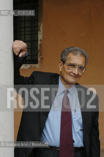 LECONOMISTA E PREMIO NOBEL PER LECONOMIA AMARTYA KUMAR SEN  © 2003 Graziano Arici/Rosebud2