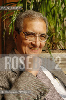 LECONOMISTA E PREMIO NOBEL PER LECONOMIA AMARTYA KUMAR SEN  © 2003 Graziano Arici/Rosebud2