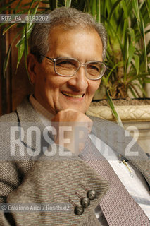 LECONOMISTA E PREMIO NOBEL PER LECONOMIA AMARTYA KUMAR SEN  © 2003 Graziano Arici/Rosebud2