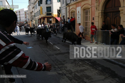 ( FRANCIA  )  PROVENCE-ALPES-COTE DAZUR ARLES : FERIA DI PASQUA SPETTACOLO FOLKLORISTICO ABRIVADO © 2003 Graziano Arici/Rosebud2 / GEO COSTUME CAVALLO GUARDIANS
