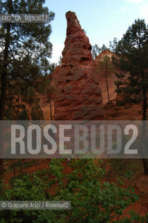 ( FRANCIA  )  PROVENCE-ALPES-COTE DAZUR ROUSSILLON  : CAVA DI OCRA © 1999 Graziano Arici/Rosebud2 / GEO ROSSO