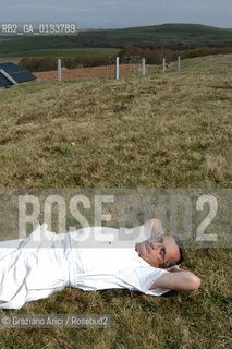 ( FRANCIA  )  MIDI-PYRENEES  ALTIPIANO DELLAUBRAC LAGUIOLE : RISTORANTE E ALBERGO DELLO CHEF MICHEL BRAS - LO CHEF MICHEL BRAS © 2003 Graziano Arici/Rosebud2 / GEO / GASTRONOMIA / CUOCO