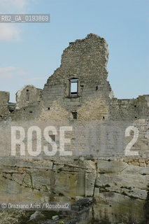 ( FRANCIA  )  PROVENCE-ALPES-COTE DAZUR LACOSTE :IL CASTELLO DEL MARCHESE DE SADE © 2003 Graziano Arici/Rosebud2 / GEO