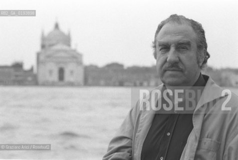 IL PITTORE GIUSEPPE SANTOMASO A VENEZIA - 1982 - ©Graziano Arici/Rosebud2 / ARTE /