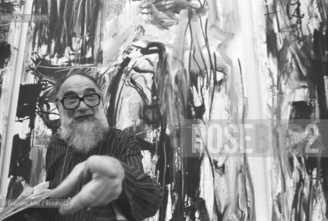 IL PITTORE EMILIO VEDOVA -  VENEZIA - 1982 - ©Graziano Arici/Rosebud2 / ARTE