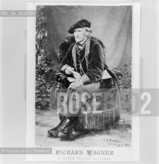 IL COMPOSITORE TEDESCO RICHARD WAGNER ( 1813 - 1883 ) © 1983 ARCHIVIO Graziano Arici/Rosebud2 / MUSICA CLASSICA /  ./ La cessione dei diritti si intende per quanto di nostra competenza; non comprende invece le eventuali spese relative a diritti che potranno essere richiesti dagli Enti cui appartengono le opere riprese. Tali costi, ove neccessari, e lÕespletamento di qualsivoglia pratica di richiesta permessi sono esclusivamente  a  carico del committente. .