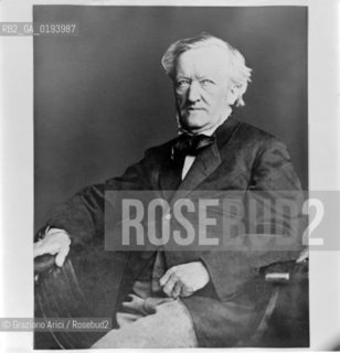 IL COMPOSITORE TEDESCO RICHARD WAGNER ( 1813 - 1883 ) © 1983 ARCHIVIO Graziano Arici/Rosebud2 / MUSICA CLASSICA /  ./ La cessione dei diritti si intende per quanto di nostra competenza; non comprende invece le eventuali spese relative a diritti che potranno essere richiesti dagli Enti cui appartengono le opere riprese. Tali costi, ove neccessari, e lÕespletamento di qualsivoglia pratica di richiesta permessi sono esclusivamente  a  carico del committente. .