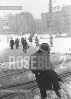 BUDAPEST - 1980 - ©Graziano Arici/Rosebud2 / GEOGRAFIA / NEVE