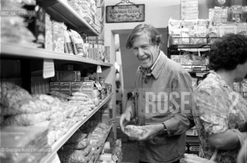 IL COMPOSITORE CONTEMPORANEO JOHN CAGE - VENEZIA - 1983 - ©Graziano Arici/Rosebud2 / MUSICA CLASSICA CONTEMPORANEA / SUPERMERCATO