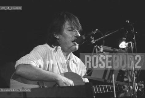 IL CANTANTE FABRIZIO DE ANDRE - VENEZIA - 1979 - ©Graziano Arici/Rosebud2 / MUSICA POP, ROCK / CONCERTO