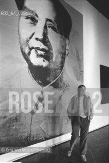 IL PITTORE ROBERT RAUSCHENBERG    - VENEZIA - 1980 - ©Graziano Arici/Rosebud2 / ARTE / MOSTRA POP ART A PALAZZO GRASSI