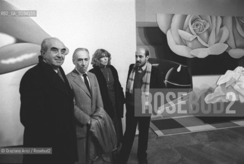 I GALLERISTI NINI CAMUFFO E LEO CASTELLI    - VENEZIA - 1980 - ©Graziano Arici/Rosebud2 / ARTE / MOSTRA POP ART A PALAZZO GRASSI