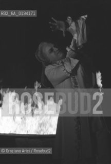 IL CANTANTE LIRICO RUGGERO RAIMONDI SUL SET DEL FILM  DON GIOVANNI   - VENEZIA - 1979 - ©Graziano Arici/Rosebud2 / OPERA LIRICA / CINEMA / W.A. MOZART