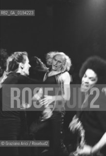 LA COMPAGNIA TEATRALE  THE LIVING THEATRE: JULIAN BECK E JUDITH MALINA - VENEZIA - 1979 - ©Graziano Arici/Rosebud2 / TEATRO / PERFORMANCE / SPETTACOLO