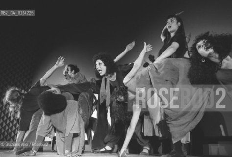 LA COMPAGNIA TEATRALE  THE LIVING THEATRE : JULIAN BECK E JUDITH MALINA - VENEZIA - 1979 - ©Graziano Arici/Rosebud2 / TEATRO / PERFORMANCE / SPETTACOLO