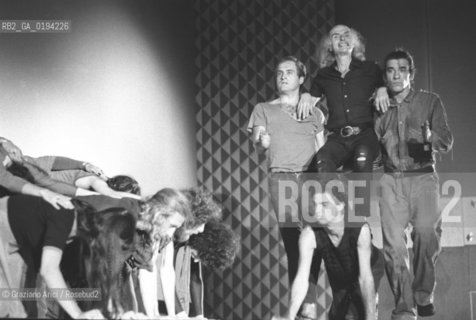 LA COMPAGNIA TEATRALE  THE LIVING THEATRE : JULIAN BECK E JUDITH MALINA - VENEZIA - 1979 - ©Graziano Arici/Rosebud2 / TEATRO / PERFORMANCE / SPETTACOLO
