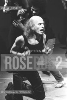 LA COMPAGNIA TEATRALE  THE LIVING THEATRE: JULIAN BECK E JUDITH MALINA - VENEZIA - 1979 - ©Graziano Arici/Rosebud2 / TEATRO / PERFORMANCE / SPETTACOLO