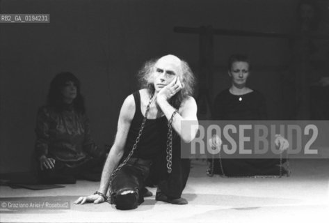 LA COMPAGNIA TEATRALE  THE LIVING THEATRE: JULIAN BECK E JUDITH MALINA - VENEZIA - 1979 - ©Graziano Arici/Rosebud2 / TEATRO / PERFORMANCE / SPETTACOLO