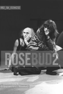 LA COMPAGNIA TEATRALE  THE LIVING THEATRE: JULIAN BECK E JUDITH MALINA - VENEZIA - 1979 - ©Graziano Arici/Rosebud2 / TEATRO / PERFORMANCE / SPETTACOLO