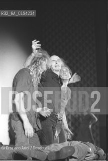 LA COMPAGNIA TEATRALE  THE LIVING THEATRE : JULIAN BECK E JUDITH MALINA - VENEZIA - 1979 - ©Graziano Arici/Rosebud2 / TEATRO / PERFORMANCE / SPETTACOLO